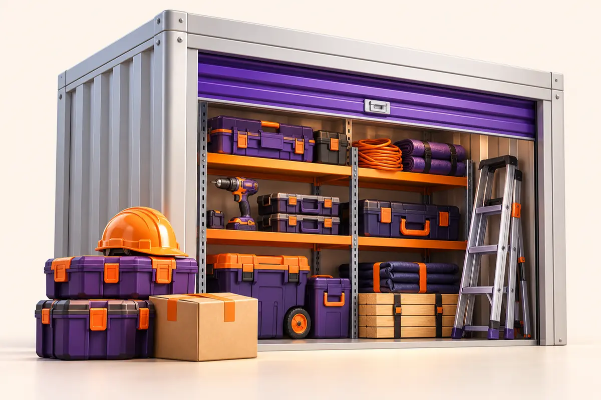 Self storage dla firm budowlanych