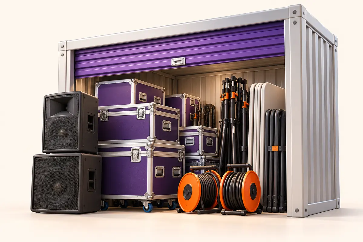 Self storage dla firm eventowych