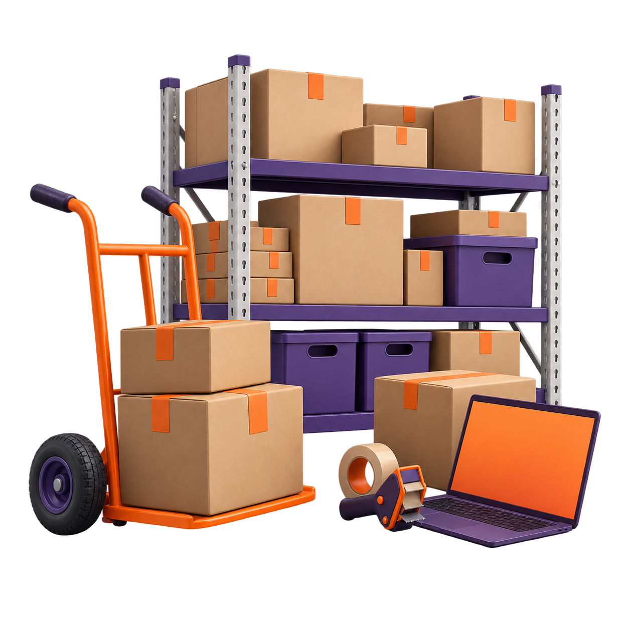 E-commerce — Mini-magazyn dla sklepu internetowego bez umowy na lata.