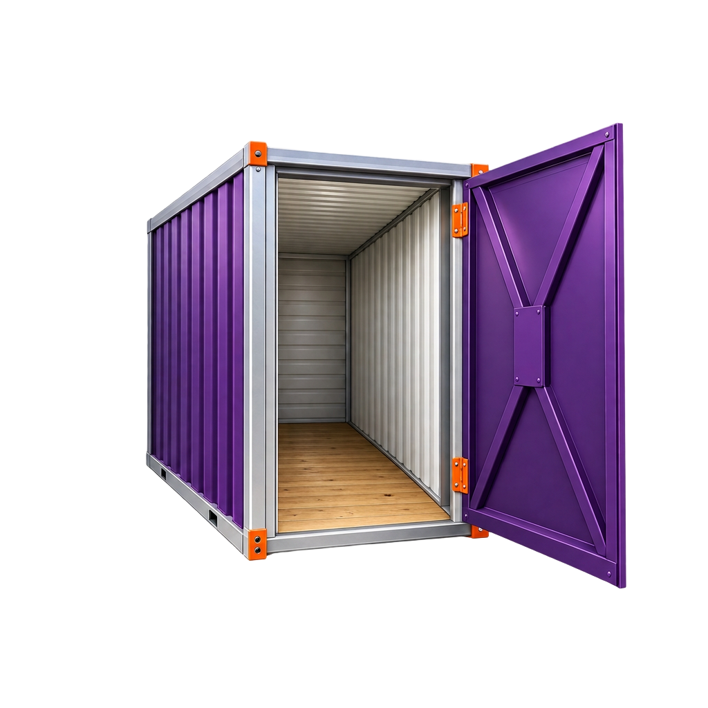 2 m² self-storage container